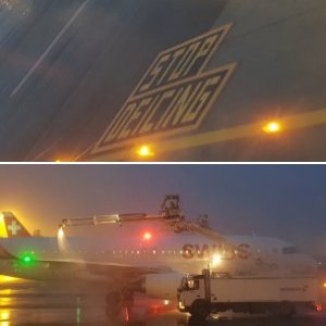 Fotos aus dem Flugzeugfenster